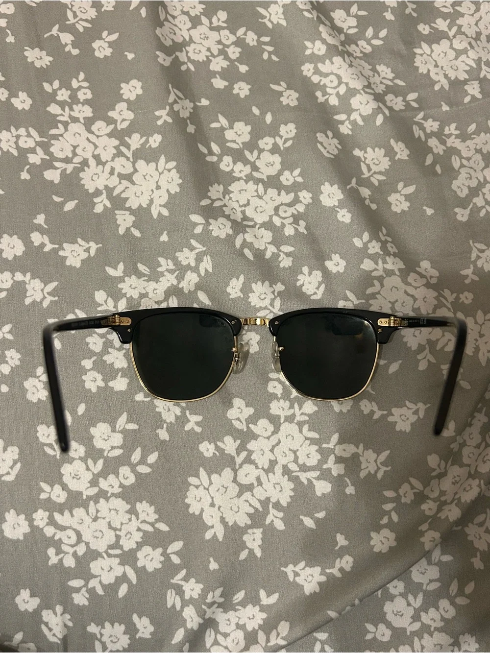 Ray-Ban Clubmaster Black/Gold Sunglasses